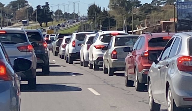 Ruta Interbalnearia tráfico