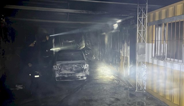 Policía caminera cerró largo incendio 