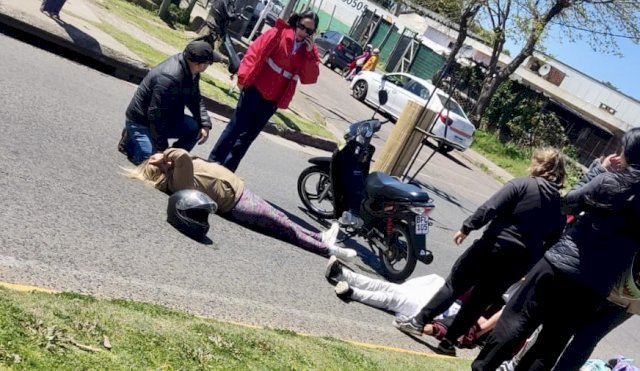 Incidente de tránsito Av. Lussich y Málaga 