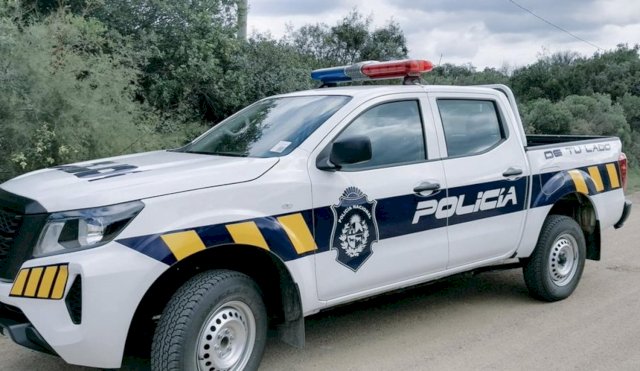 Policía camioneta 