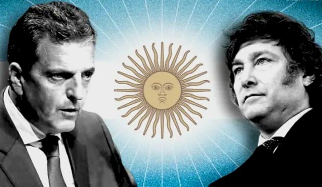 Massa y Milei 