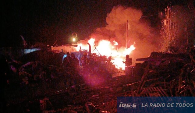 violento incendio