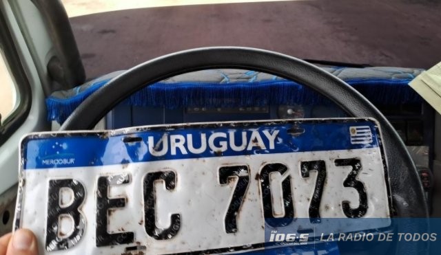 matrícula chapa patenta extraviada