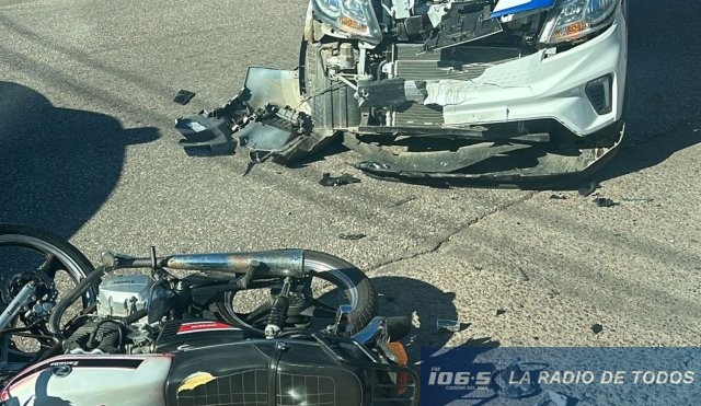 accidente moto auto