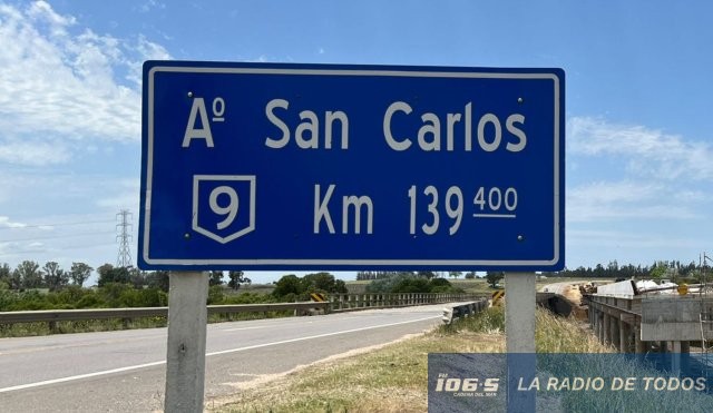 Ruta 9 obras en San Carlos