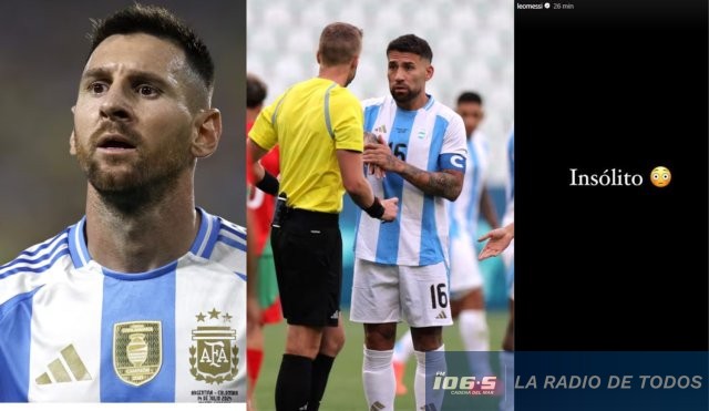 messi indignado