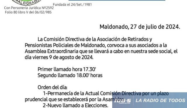 COMUNCADO