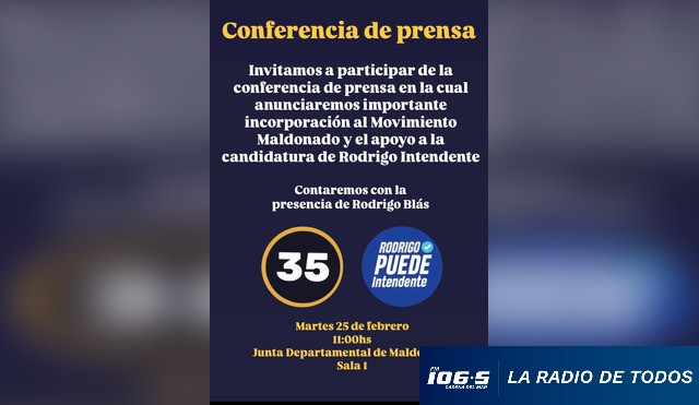 CONFERENCIA MOVIMIENTO MALDONADO