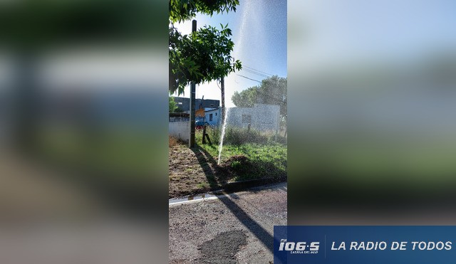 fuga de agua