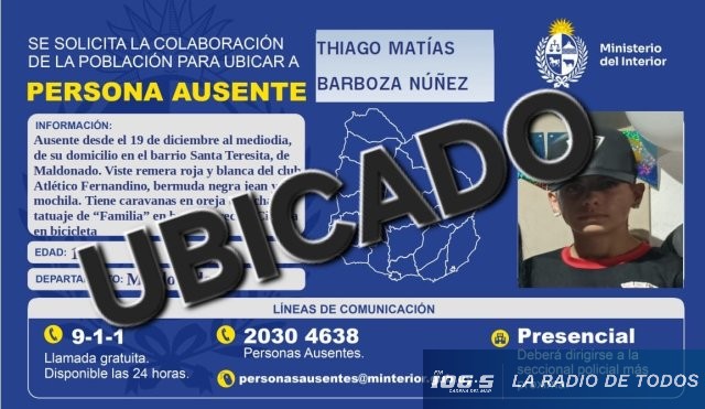 Ubicado ausente