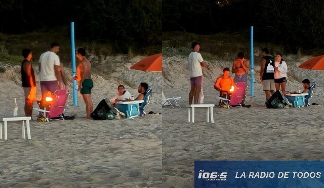 Fuego playa mansa 