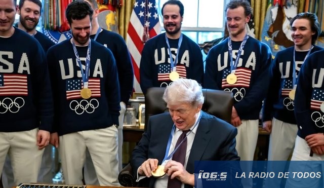 Trump medalla 