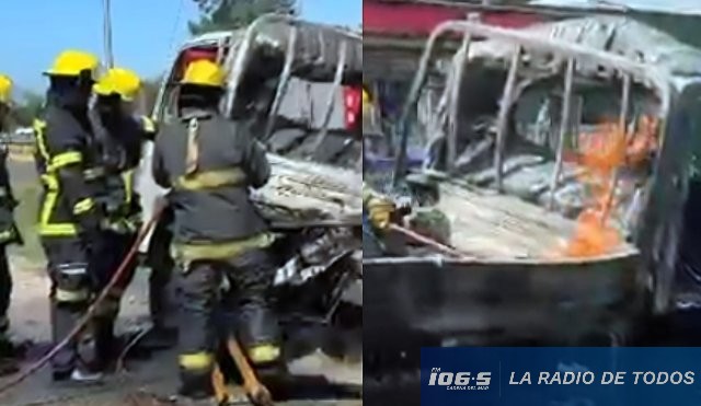 incendio camión