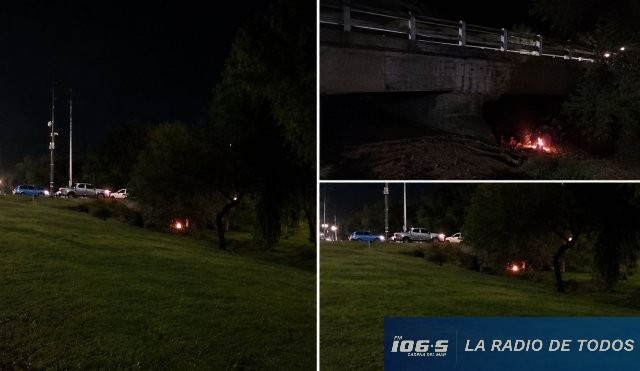 Maldonado: preocupación por personas en situación de calle bajo puente de Avenida Aiguá.