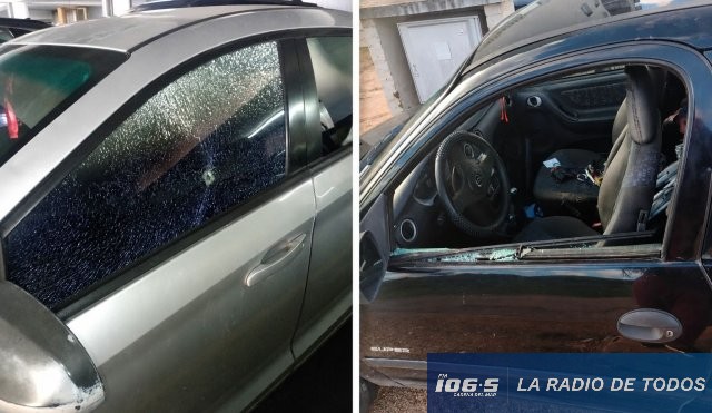 Barrio Jardines de Maldonado: “Nos levantamos para trabajar y encontramos los autos destrozados”.