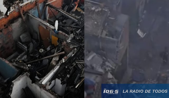 Tragedia en San Pablo (Brasil): explosión destruyó viviendas y dejó al menos un fallecido.