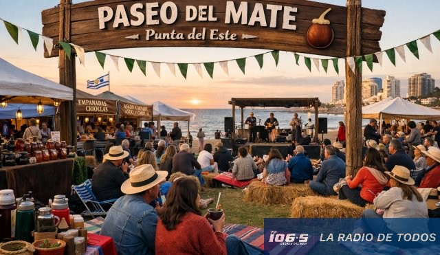 Paseo del Mate (Punta del Este): cultura rioplatense se cita en una jornada de gastronomía y música frente al mar.