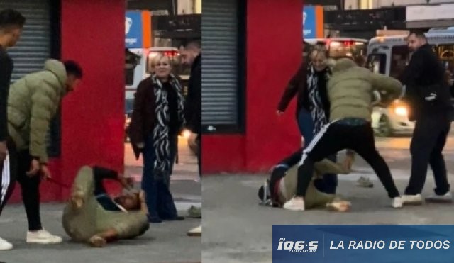 Agresión (La Unión): un cuidacoches terminó golpeado en el suelo tras intentar dañar un automóvil.