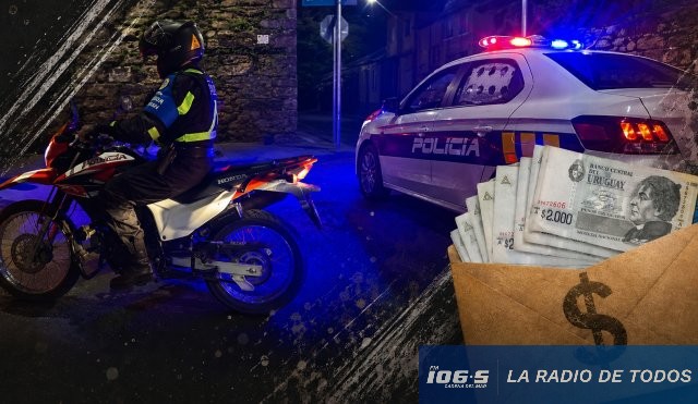 Cobro policial Maldonado