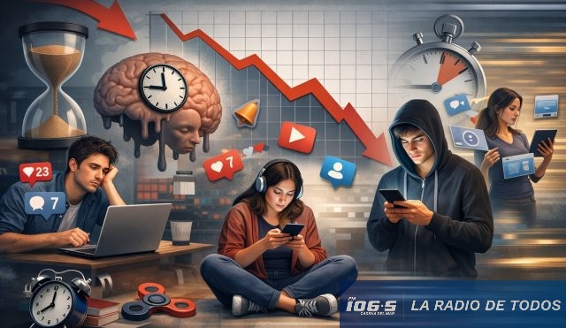 	Comportamiento digital: caída estrepitosa de la atención y el diseño de las plataformas explican la demora en las respuestas.