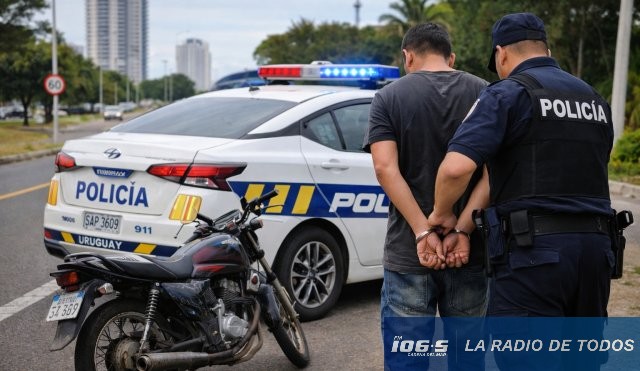 Maldonado: hombre de 41 años fue condenado a prisión tras ser detenido con una moto robada.
