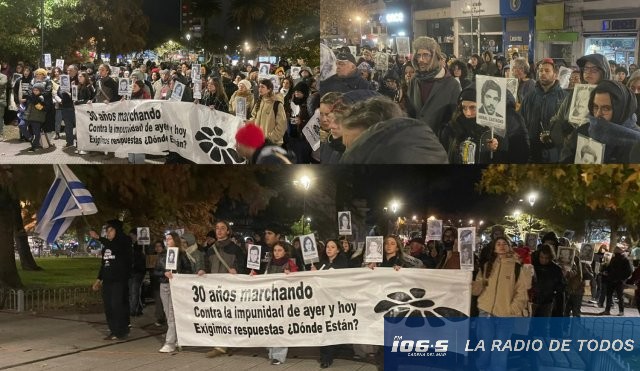 Marcha por la Memoria (Maldonado): una multitud participó de la movilización por los desaparecidos.