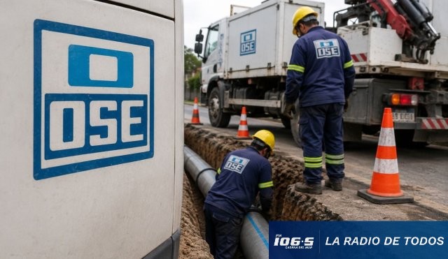 OSE (Punta Ballena): mejoras en la red afectarán el suministro de agua este viernes 22 de mayo.