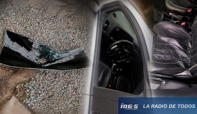 Maldonado Nuevo: delincuentes rompieron vidrios y robaron en al menos cinco vehículos durante la madrugada.
