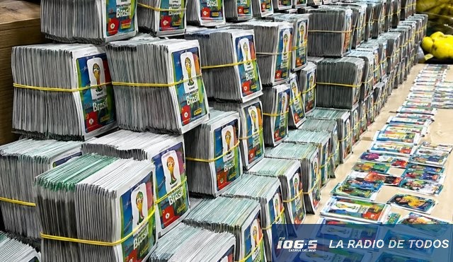 Copa del Mundo 2026: incautan 200.000 figuritas falsas en Río de Janeiro.