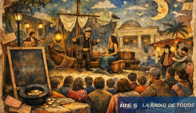 Teatro a la gorra (Maldonado): presentan la obra “Il Suono della Sirena” en la Casa de la Cultura.