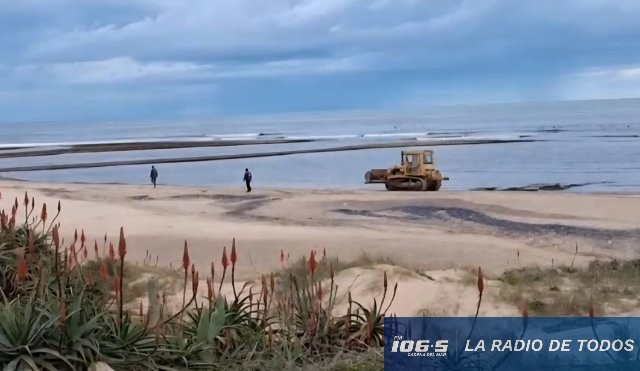 Arroyo Tarariras (Maldonado): abren la desembocadura para proteger infraestructura costera.