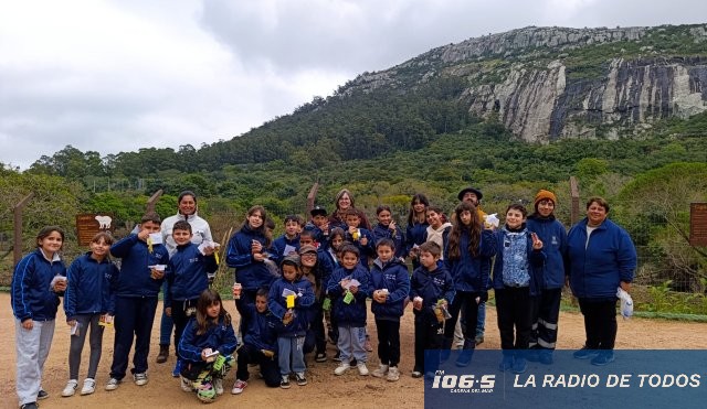 Pan de Azúcar: alumnos del Club del Niño Jacinto Vera celebraron el Día del Libro en la reserva.