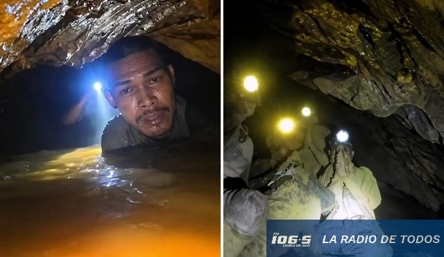 Laos (Asia): evacúan a minero atrapado en cueva inundada tras nueve días bajo tierra.
