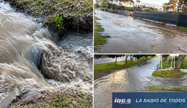 río en la calle
