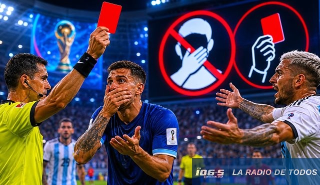 Mundial 2026 (nuevas reglas): aprueban tarjeta roja por taparse la boca y por protestas.