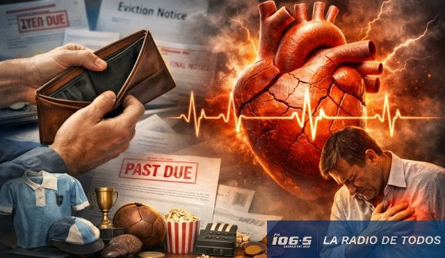 Salud cardiovascular: el estrés financiero acelera el envejecimiento del corazón tanto como el tabaquismo.