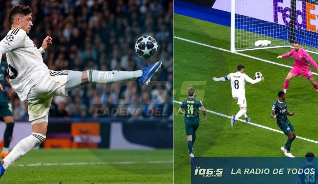 Federico Valverde: el uruguayo se quedó con el premio al mejor gol de la Champions League.