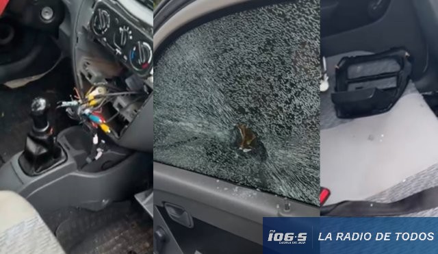 Barrio Rivera (daños): vecina denuncia robo y rotura de su vehículo de trabajo.