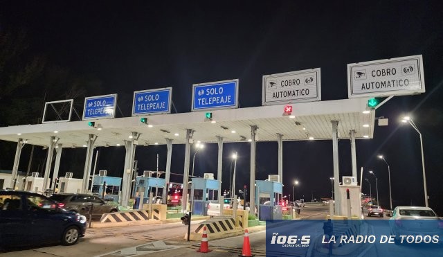 Tarifas de peaje: Ministerio de Transporte y Obras Públicas aplicó un incremento en todos los puestos de control.
