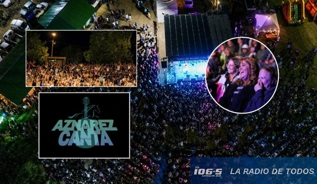 Aznárez Canta: festival popular generó un movimiento económico de dos millones de pesos.