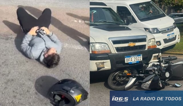 motocilcista lesionada