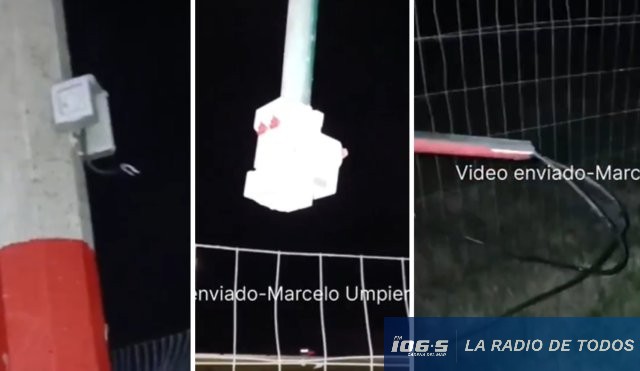 Inseguridad (Maldonado): delincuentes desvalijaron por tercera vez el cableado eléctrico de la cancha de Artigas Juniors.