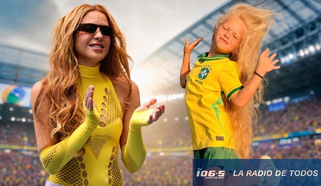 Shakira y bailarina 