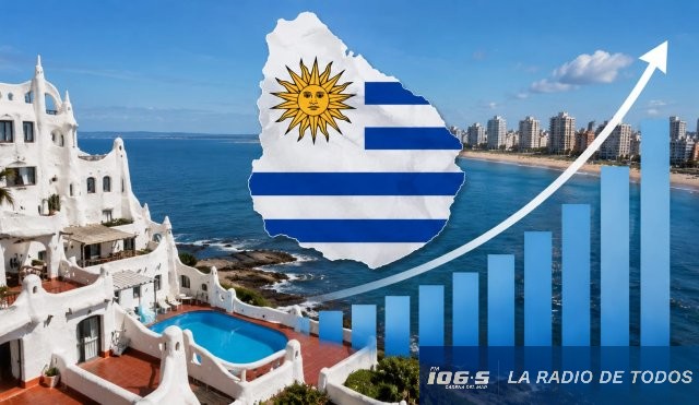 Producto Interno Bruto (Uruguay): la economía creció 0,8% durante el primer trimestre.