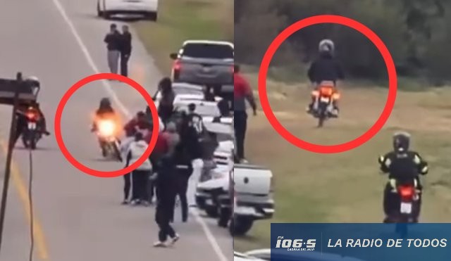 Punta Ballena: video captó el inicio de la fuga de un adolescente que terminó detenido tras una intensa persecución policial.