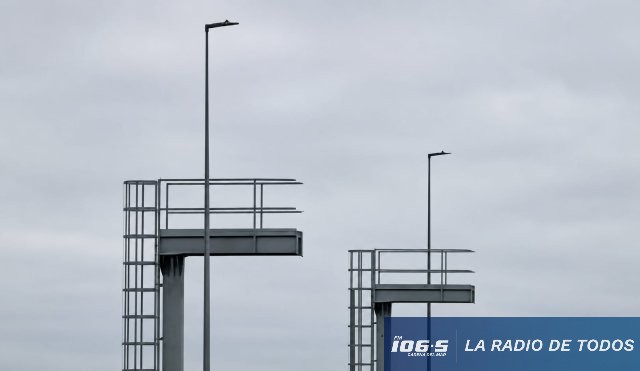 Ruta 9 (Rocha): corte total por instalación de pórtico de fiscalización.