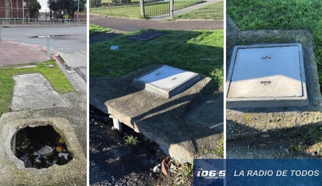 Camino de los Gauchos: Municipio de Maldonado reparó el peligroso agujero frente a la Escuela Nº 93.