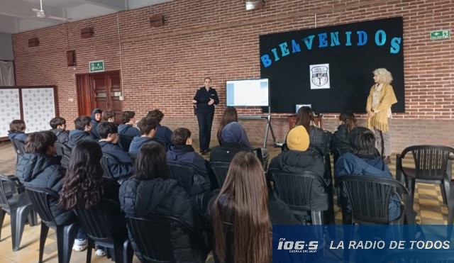 Charlas preventivas (Maldonado): Jefatura de Policía realizó jornada informativa en el Colegio Hermanas Capuchinas.
