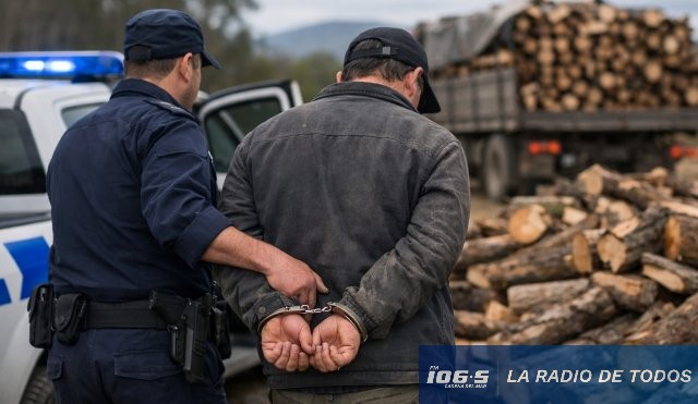 Pan de Azúcar: condenaron a un hombre que hurtó casi una tonelada de leña.