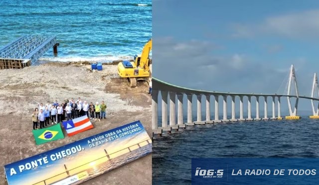 Infraestructura (Brasil): comenzó la construcción del puente marítimo más largo de toda Sudamérica.